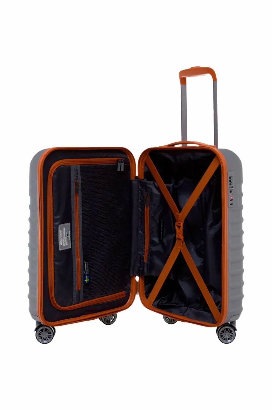 Cavalet Koffert Pasadena Kabin Silver/tan