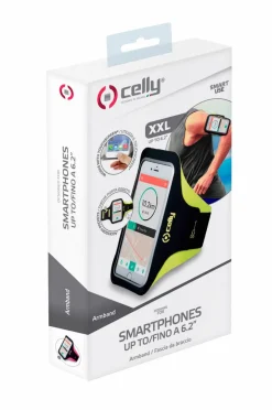 Celly Sportsarmbånd XXL max 6,2" Gul