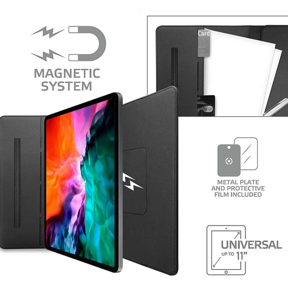 Celly Universal Magnetic Tablet Case Max 11"