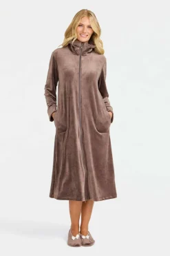 Damella Koselig kjole Velour Fleece Robe