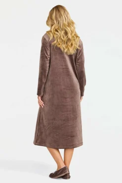 Damella Koselig kjole Velour Fleece Robe