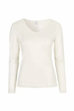 Damella Topp Long Sleeve i silke