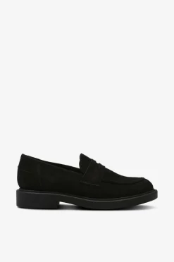 Duffy Loafers i semsket skinnimitasjon