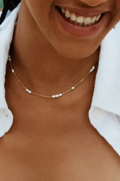 Edblad Halskjede Breeze Necklace Multi Gold