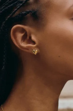 Edblad Øreringer Amorina Studs Gold