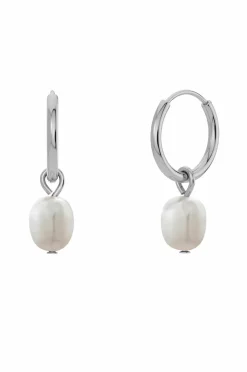 Edblad Øreringer Perla Hoops Steel