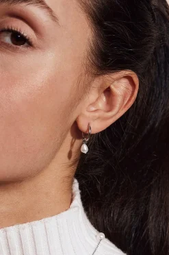 Edblad Øreringer Perla Hoops Steel