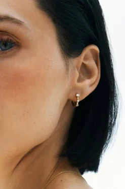 Edblad Øreringer Teeny Hoops Gold