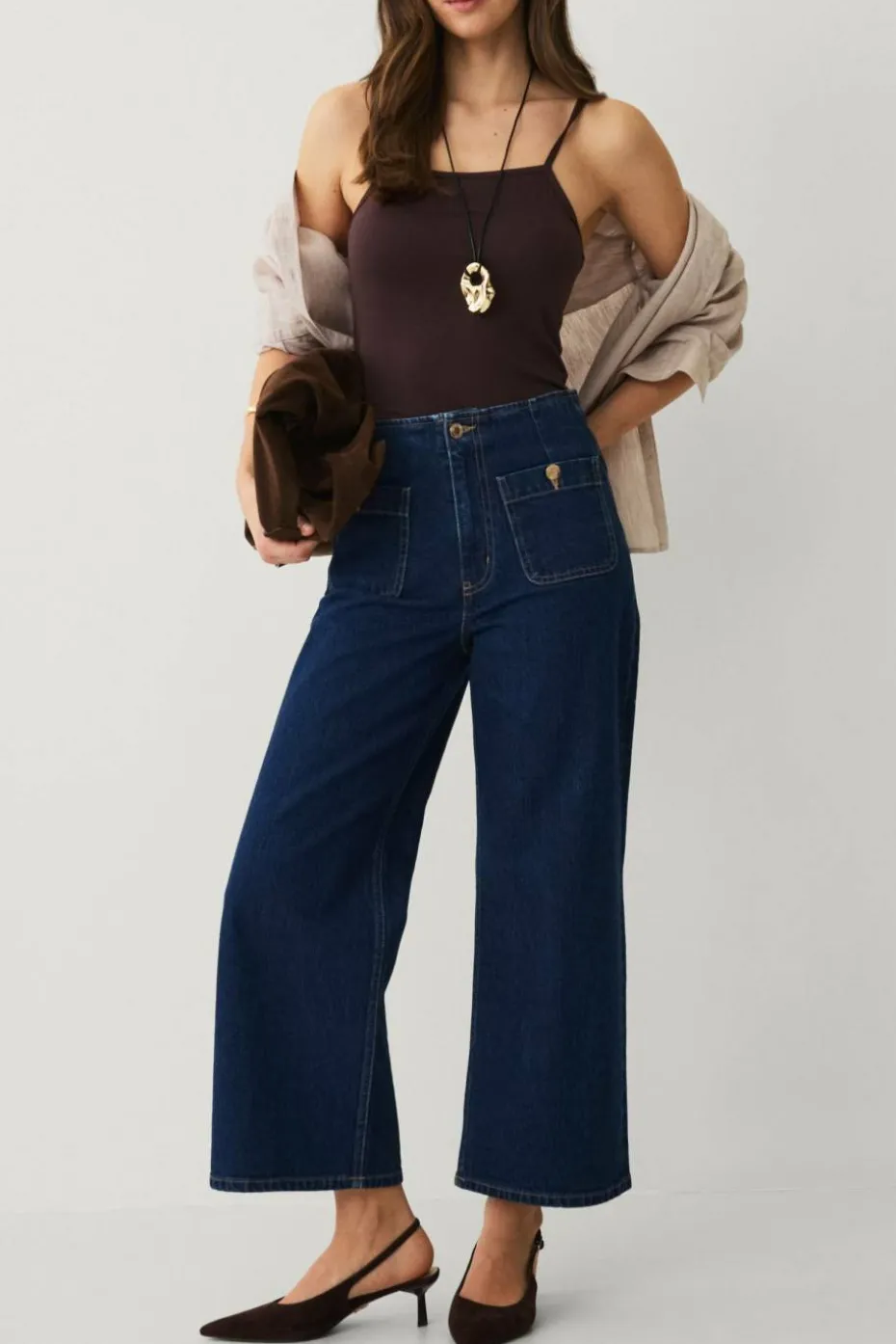 Ellos Collection Avkortede jeans