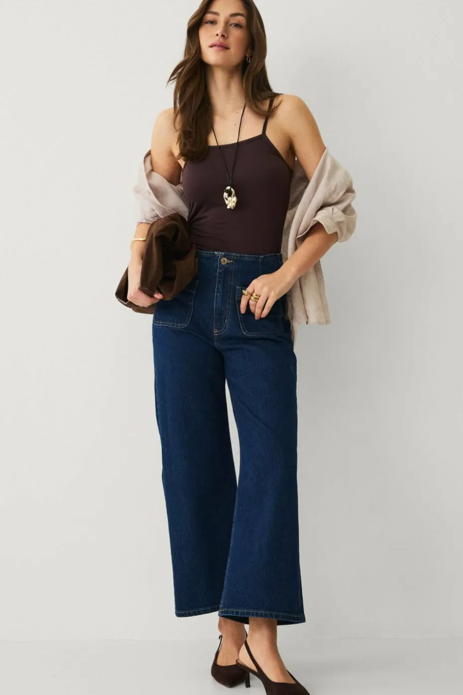 Ellos Collection Avkortede jeans