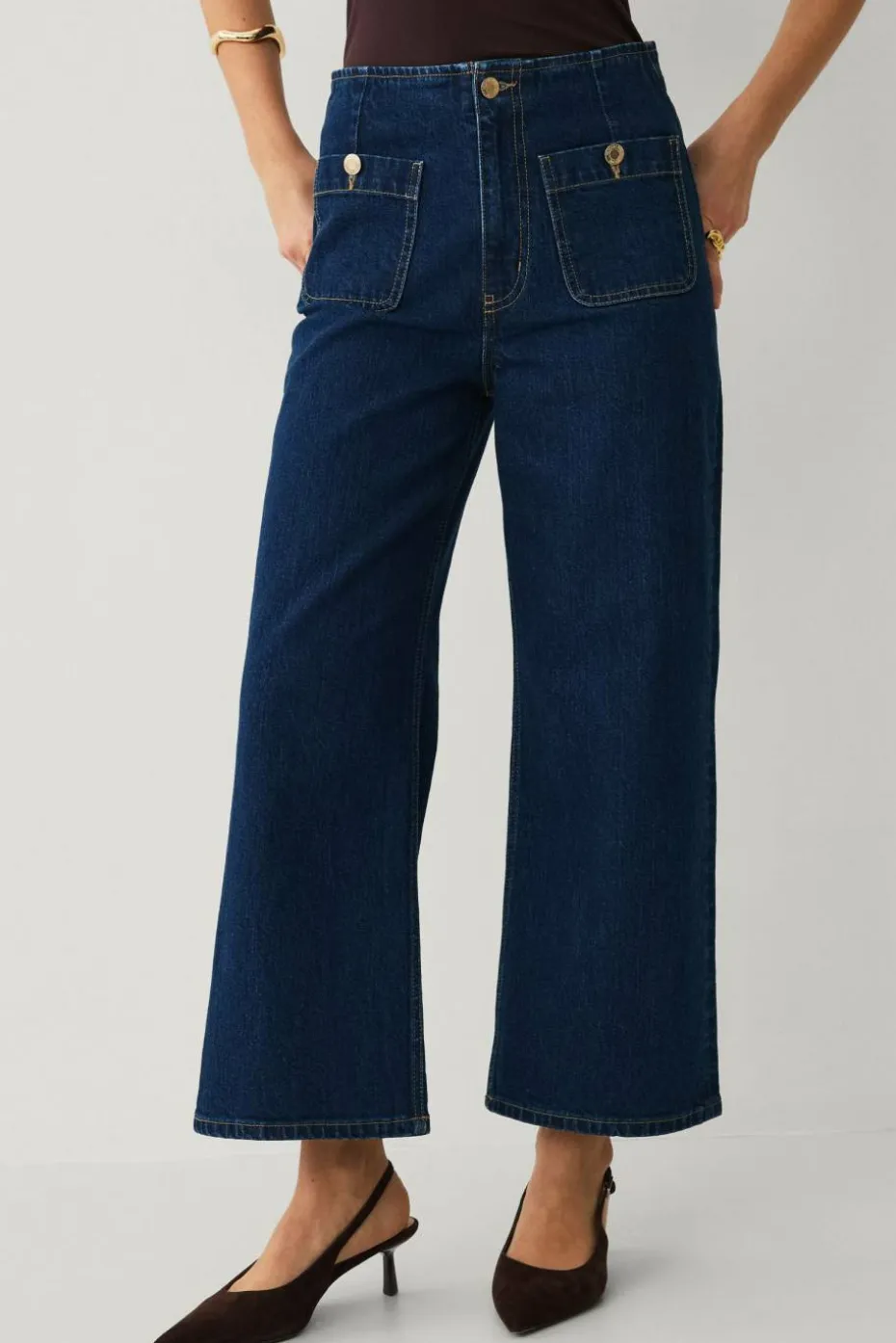 Ellos Collection Avkortede jeans