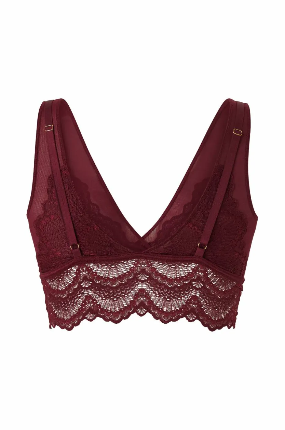 Ellos Collection BH i myk blonde og netting