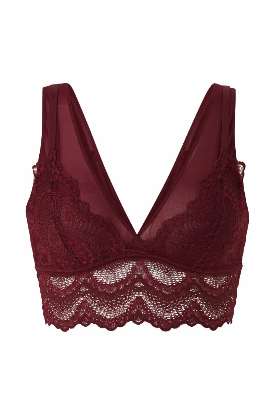 Ellos Collection BH i myk blonde og netting