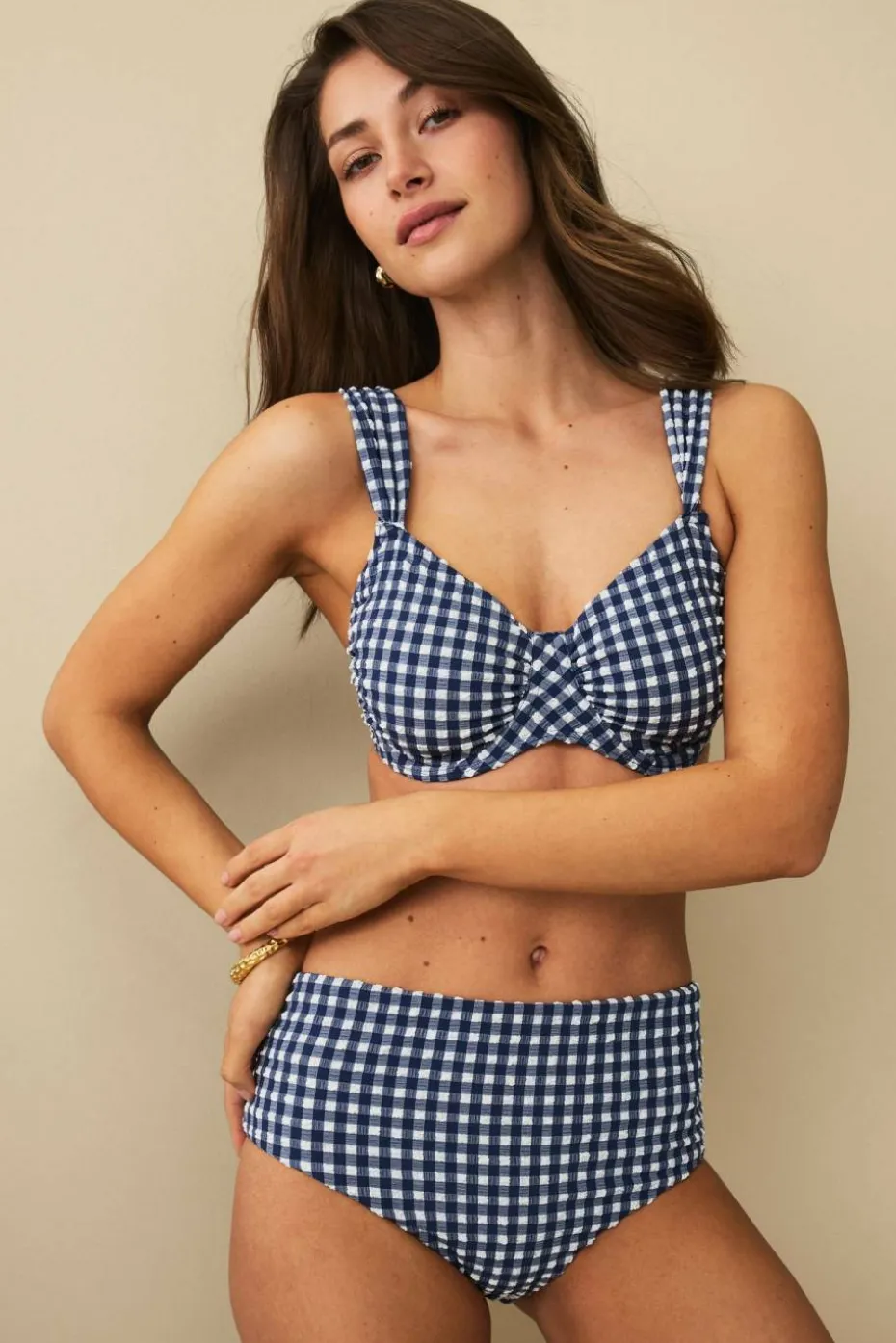 Ellos Collection Bikini-BH i seersucker