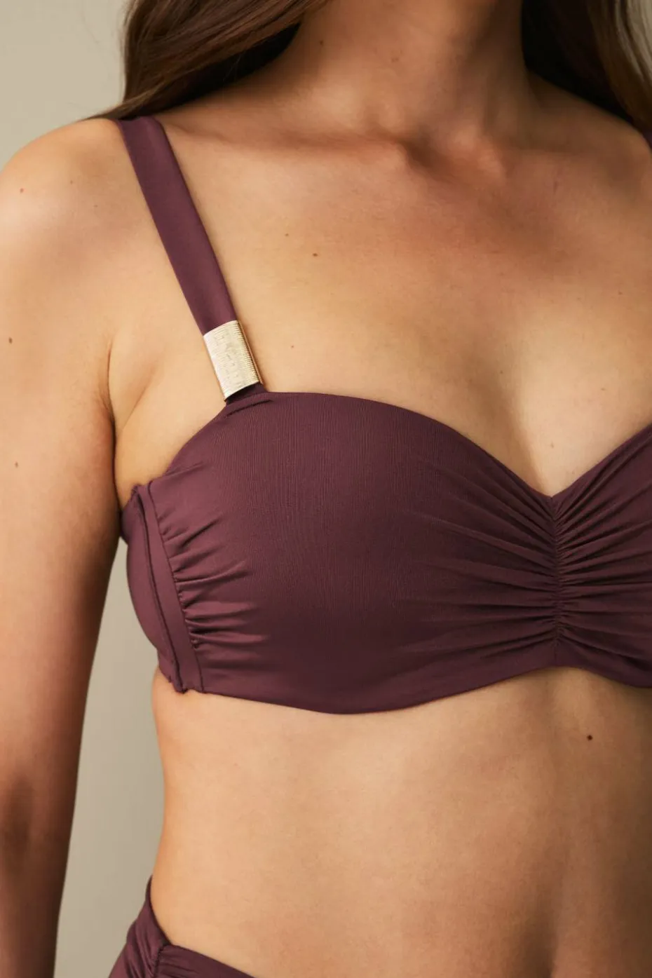 Ellos Collection Bikini-BH med rynkedetalj