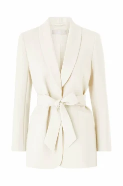 Ellos Collection Blazer med slips og sjalkrage