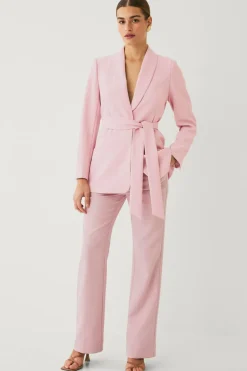 Ellos Collection Blazer med slips og sjalkrage