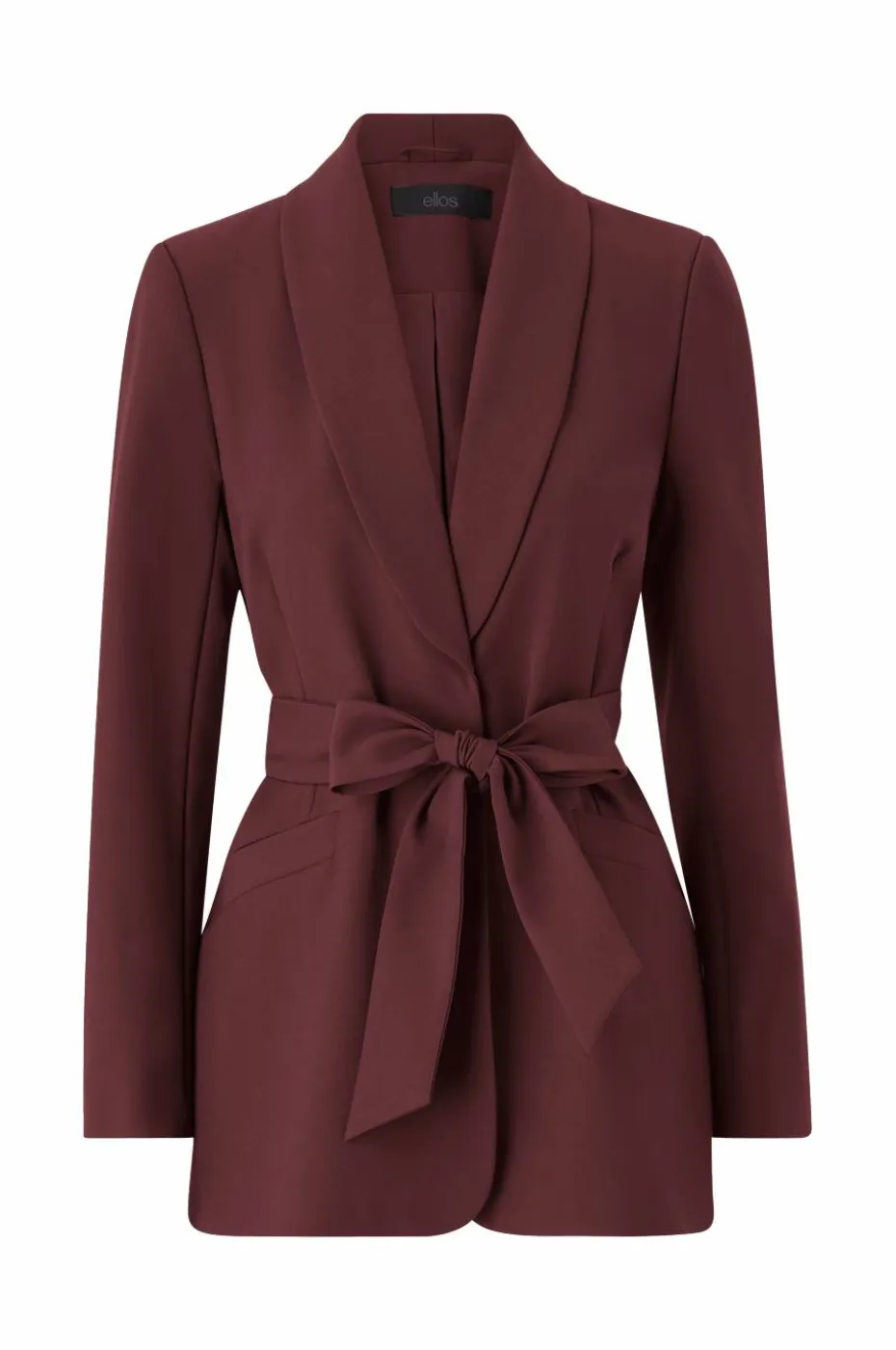 Ellos Collection Blazer med slips og sjalkrage
