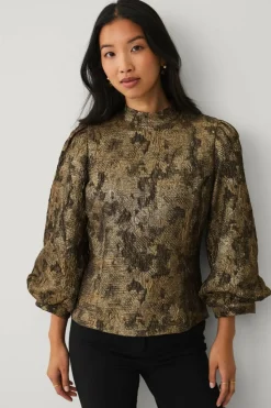 Ellos Collection Bluse i jacquard