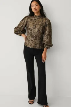 Ellos Collection Bluse i jacquard