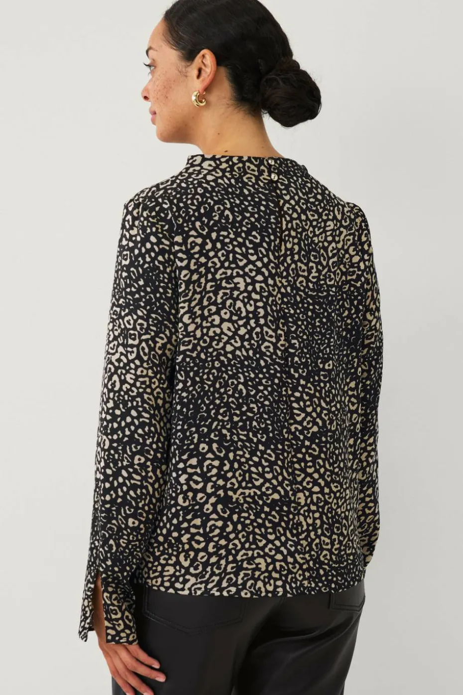 Ellos Collection Bluse i sateng