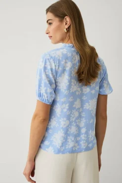 Ellos Collection Bluse med volang