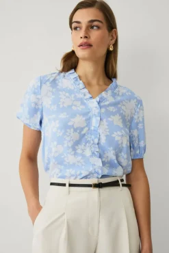 Ellos Collection Bluse med volang