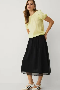 Ellos Collection Bluse med puffermer