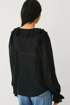 Ellos Collection Bluse med volanger