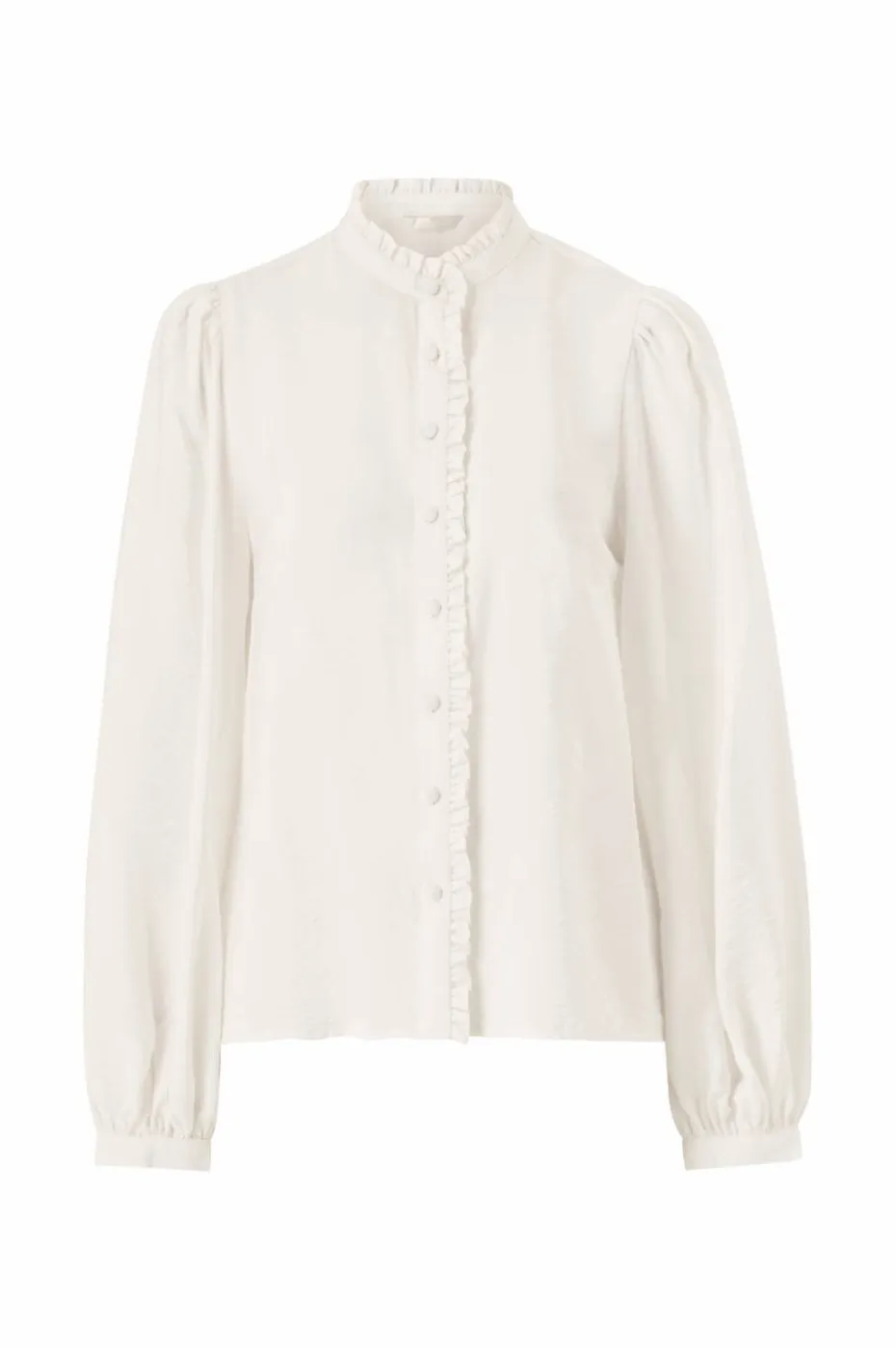 Ellos Collection Bluse med volangdetalj