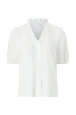 Ellos Collection Bluse med volang