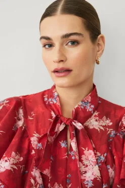 Ellos Collection Bluse med volanger