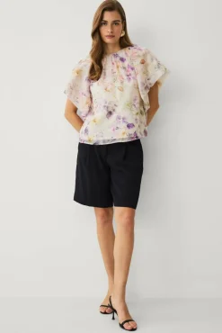 Ellos Collection Bluse med ballongermer