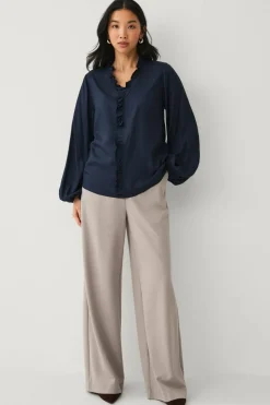 Ellos Collection Bluse med volanger