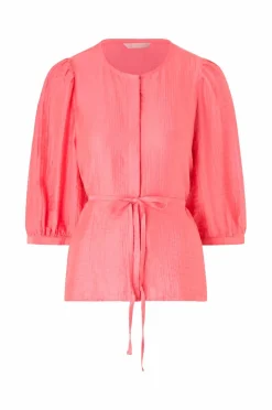 Ellos Collection Bluse med knytbar tråd