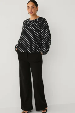 Ellos Collection Bluse med ballongerme