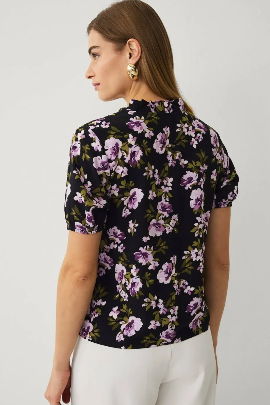 Ellos Collection Bluse med volang