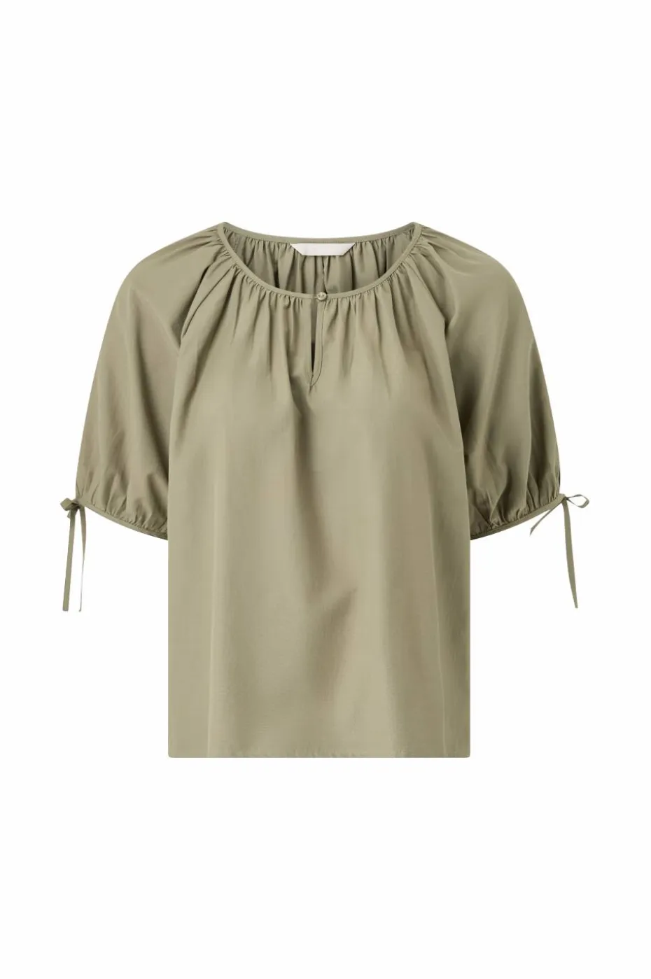 Ellos Collection Bluse med nøkkelhulsåpning