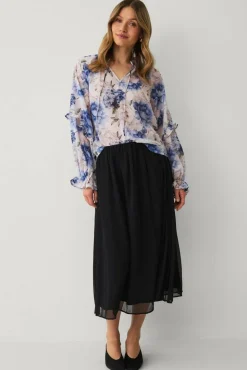 Ellos Collection Bluse med volanger