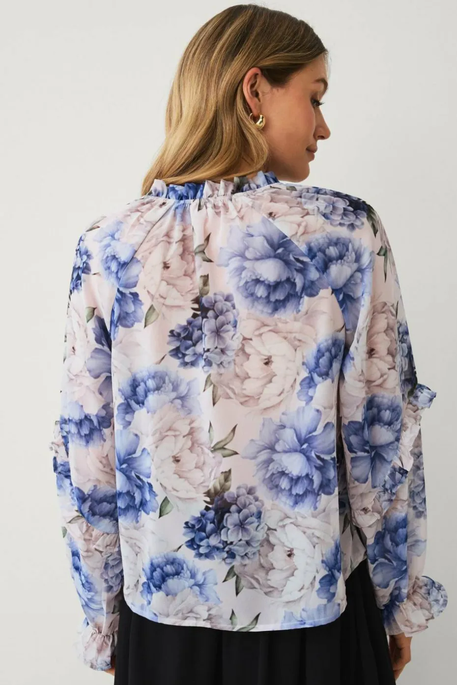 Ellos Collection Bluse med volanger