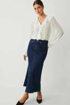 Ellos Collection Bluse med volanger