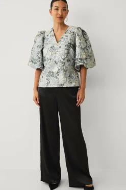 Ellos Collection Bluse med ballongermer