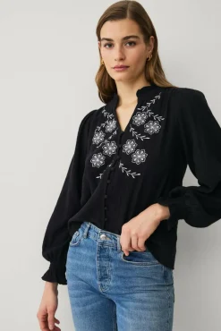 Ellos Collection Bluse med broderi