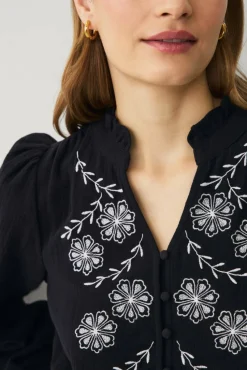Ellos Collection Bluse med broderi
