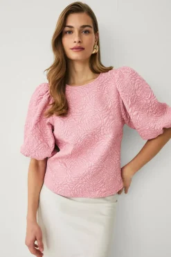 Ellos Collection Bluse med ballongermer