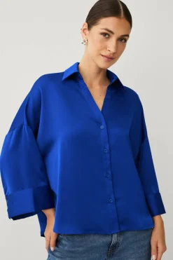 Ellos Collection Bluse med brede ermer