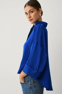Ellos Collection Bluse med brede ermer