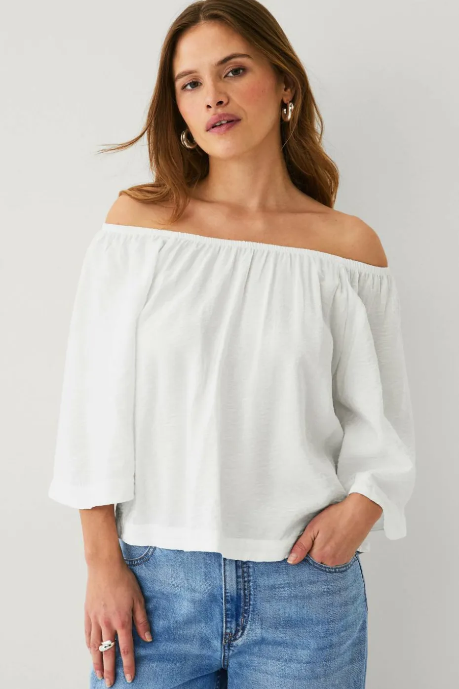 Ellos Collection Bluse uten skuldre
