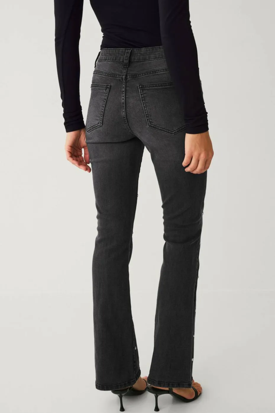 Ellos Collection Boot cut jeans med strass