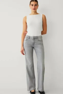 Ellos Collection Boot cut jeans med lav midje